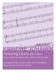 Amazing Grace plus Three Handbell sheet music cover Thumbnail